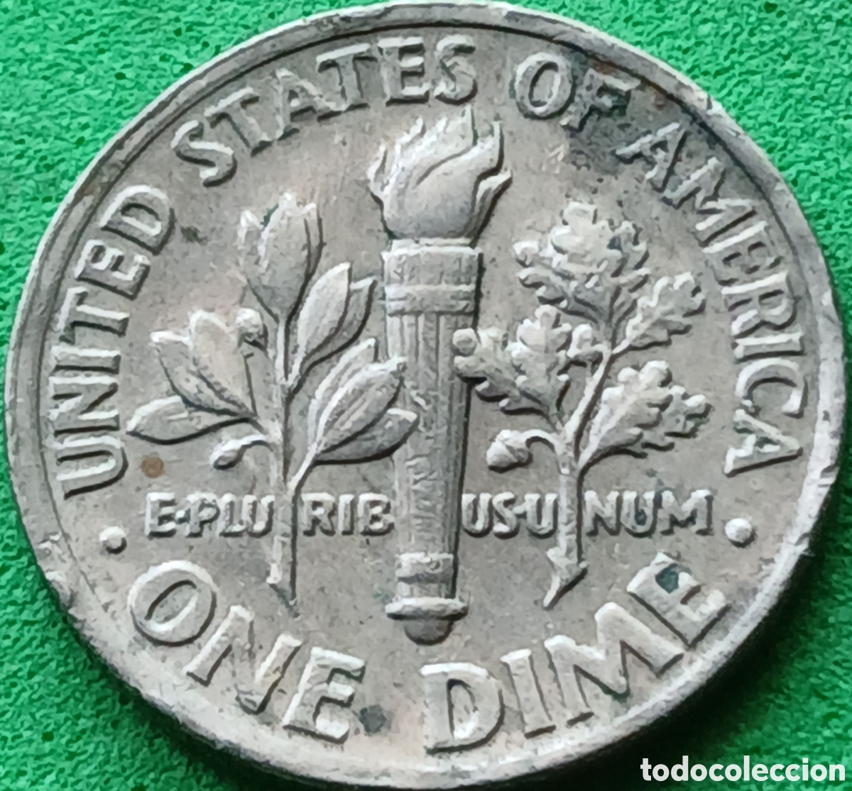 Monedas antiguas de Am&eacute;rica: USA one dime 1988 P km#195a