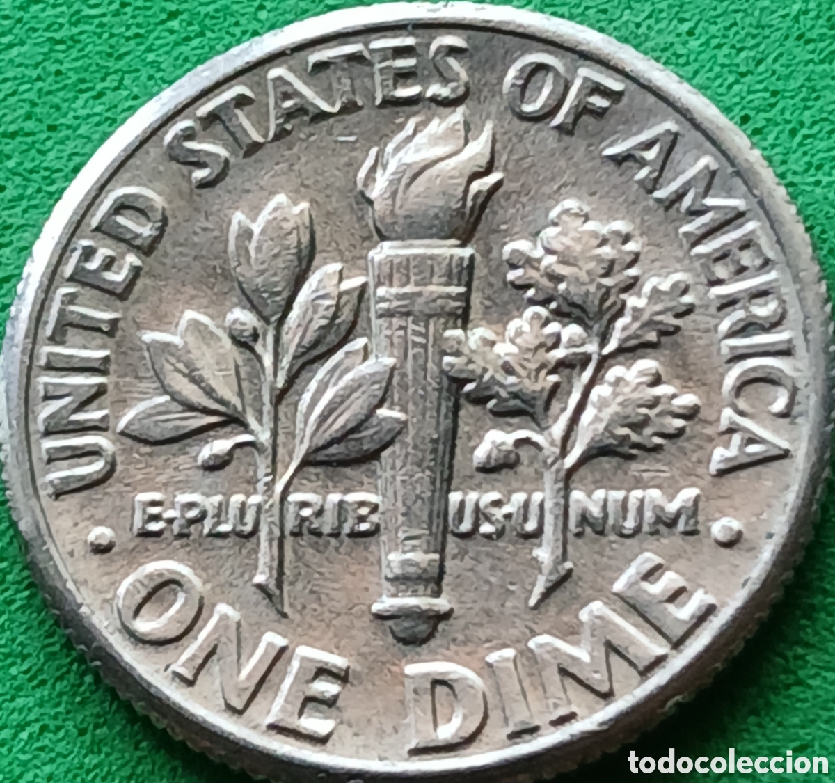 Monedas antiguas de Am&eacute;rica: USA one dime 1989 D km#195a