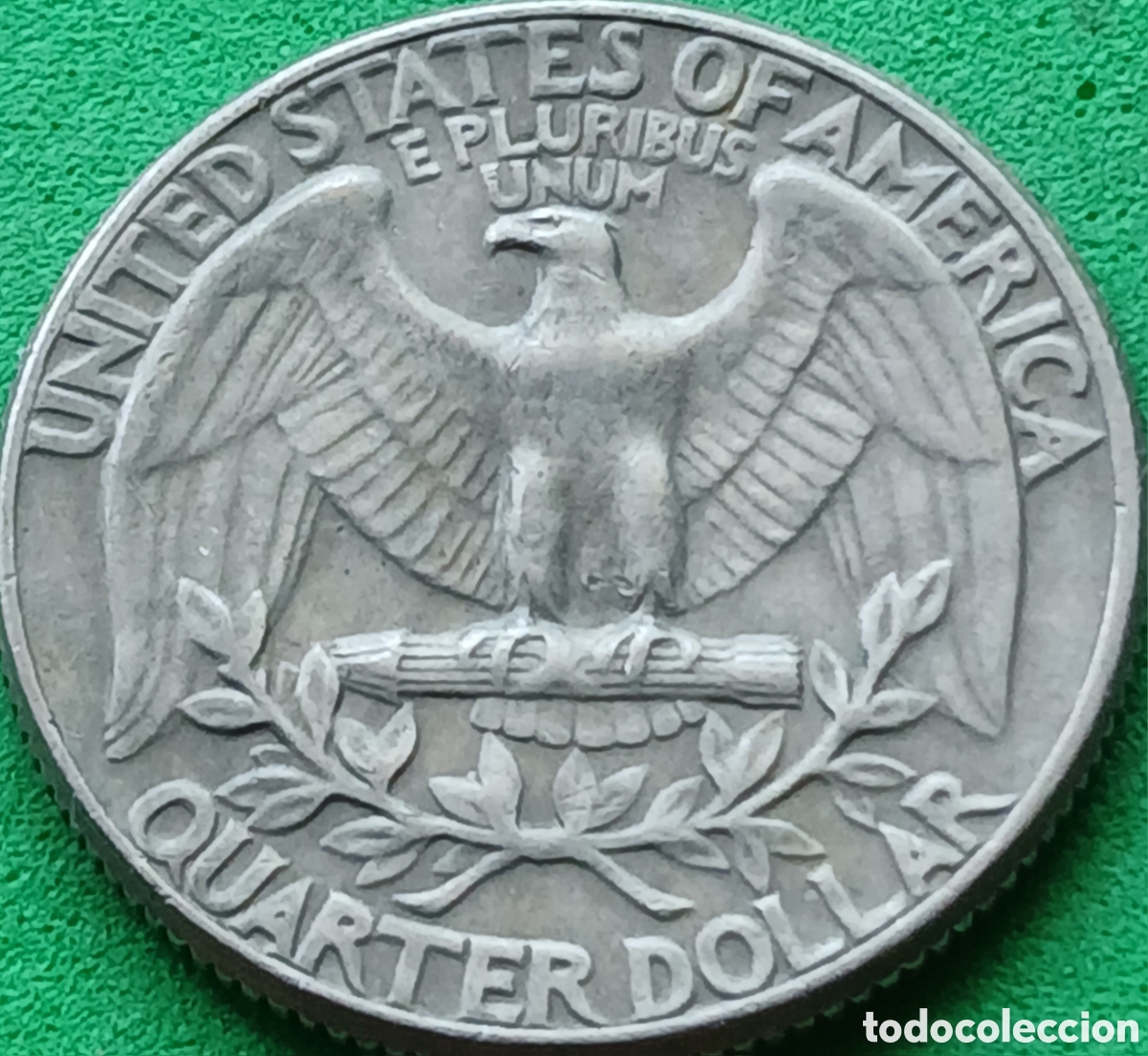 Monedas antiguas de Am&eacute;rica: USA quarter dollar 1970 D km#164a