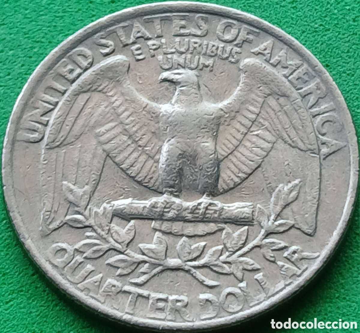 Monedas antiguas de Am&eacute;rica: USA quarter dollar 1980 P km#164a