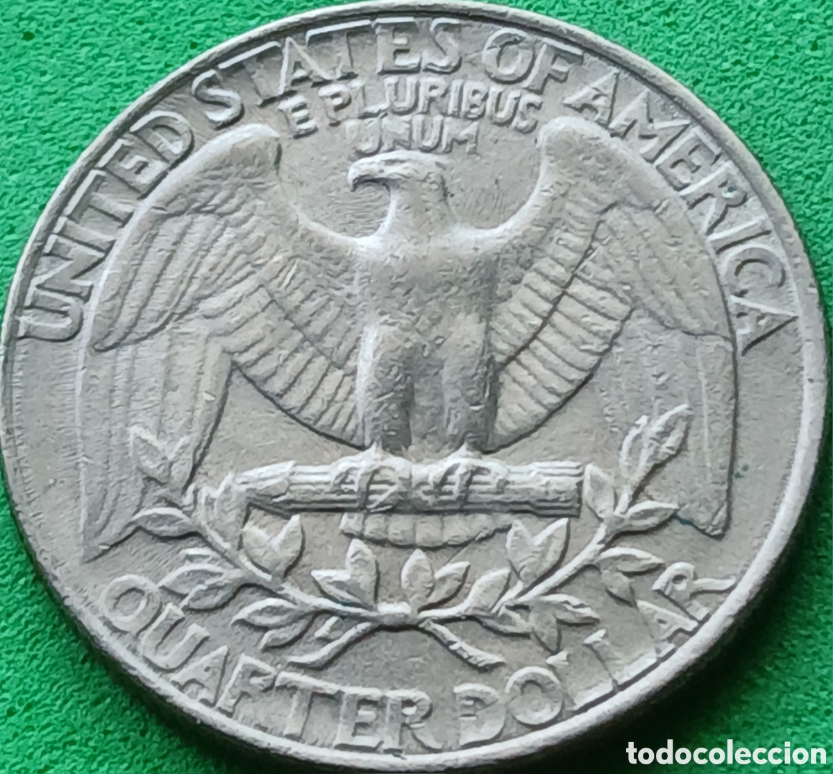 Monedas antiguas de Am&eacute;rica: USA quarter dollar 1988 P km#164a