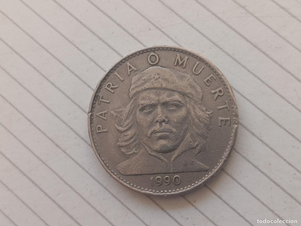 Monedas antiguas de Am&eacute;rica: Cuba 3 pesos, 1990, Ernesto &rdquo;Ch&eacute;&rdquo; Guevara