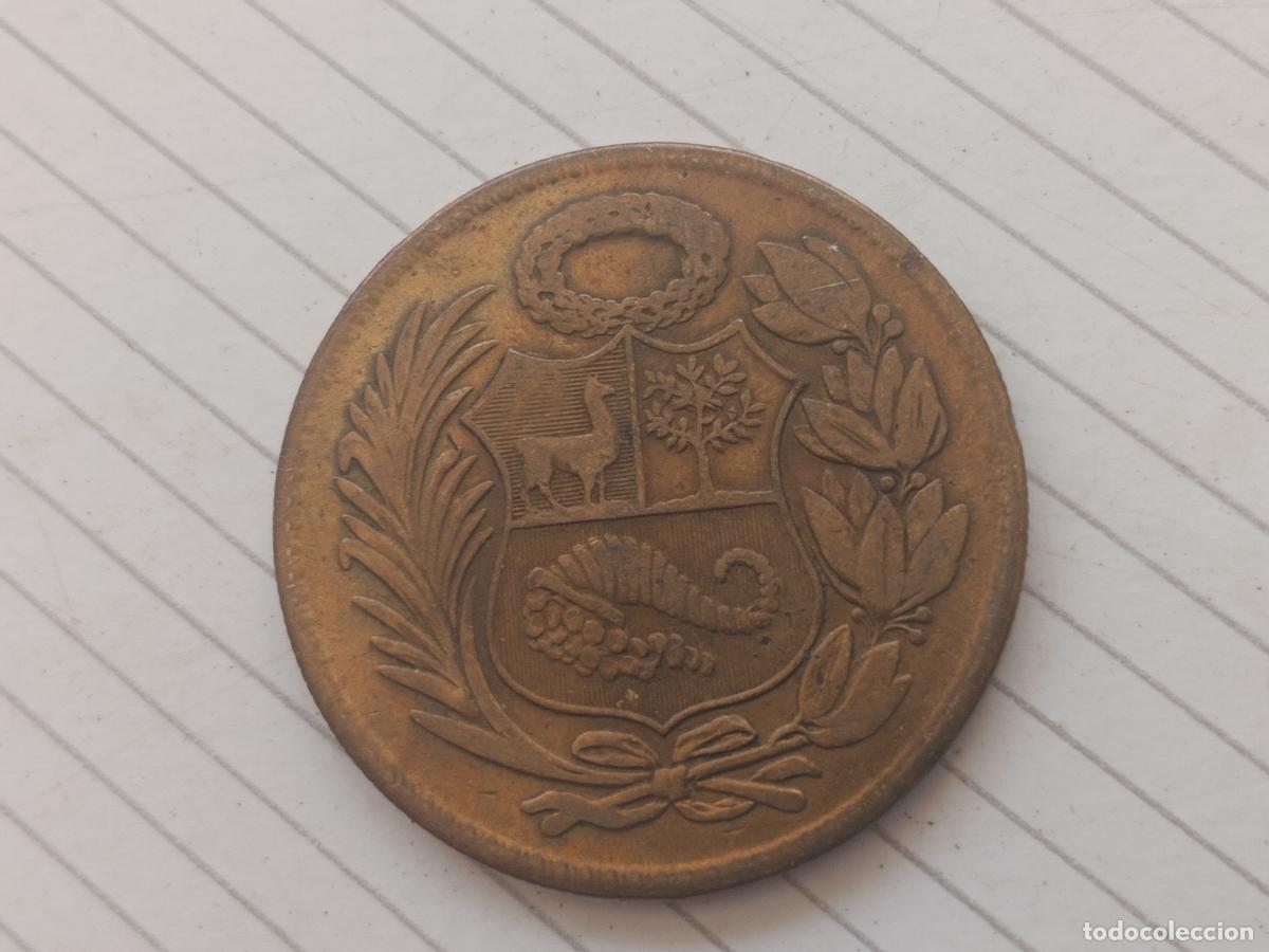 Monedas antiguas de Am&eacute;rica: PER&Uacute;, UN SOL DE ORO, 1957 - Foto 2