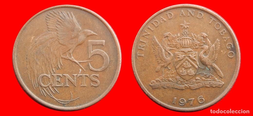 Monedas antiguas de Am&eacute;rica: 5 CENTAVOS 1976 TRINIDAD Y TOBAGO-150201