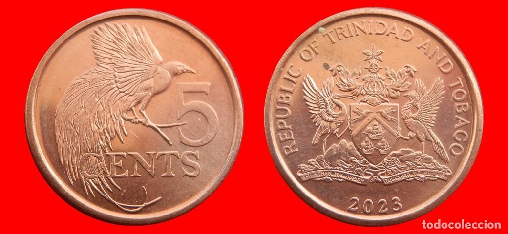 Monedas antiguas de Am&eacute;rica: 5 CENTAVOS 2023 TRINIDAD Y TOBAGO-150203