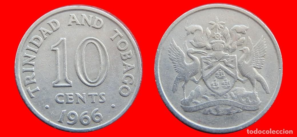 Monedas antiguas de Am&eacute;rica: 10 CENTAVOS 1966 TRINIDAD Y TOBAGO-150204