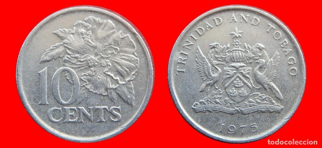 Monedas antiguas de Am&eacute;rica: 10 CENTAVOS 1975 TRINIDAD Y TOBAGO-150205