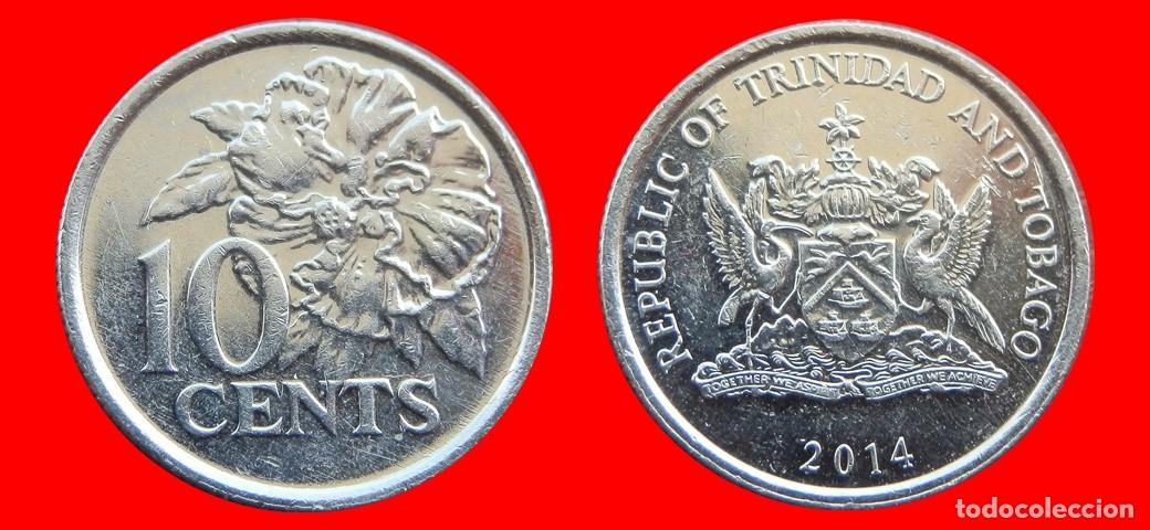 Monedas antiguas de Am&eacute;rica: 10 CENTAVOS 2014 TRINIDAD Y TOBAGO-150207