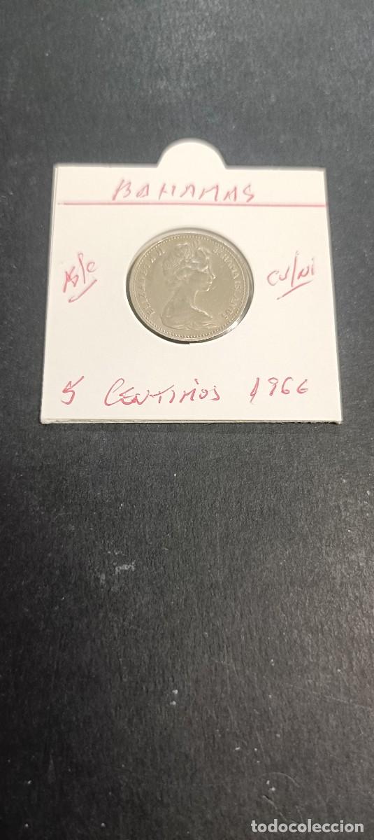 Monedas antiguas de Am&eacute;rica: BAHAMAS 5 CENTIMOS 1966 BC KM=3 (CUPRONIQUEL)