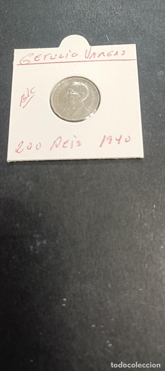 Monedas antiguas de Am&eacute;rica: BRASIL 200 REIS 1940 BC KM=545 CUPRONIQUEL(GETULIO VARGAS)