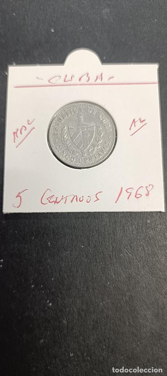 Monedas antiguas de Am&eacute;rica: CUBA 5 CENTAVOS 1968 MBC KM=34 (LUMINIO)