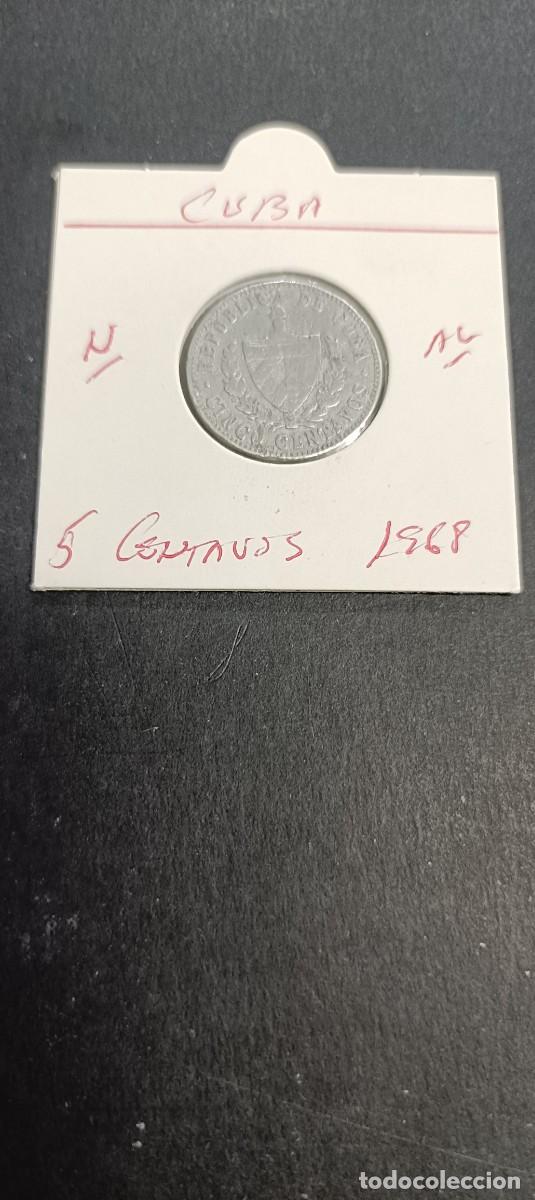 Monedas antiguas de Am&eacute;rica: CUBA 5 CENTAVOS 1968 KM=34 (LUMINIO)