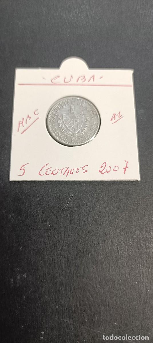 Monete antiche di America: CUBA 5 CENTAVOS 2007 MBC KM=34 (LUMINIO)