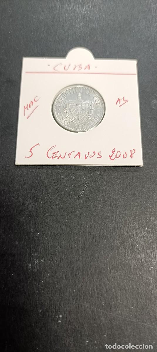 Monedas antiguas de Am&eacute;rica: CUBA 5 CENTAVOS 2008 MBC KM=34 (LUMINIO)