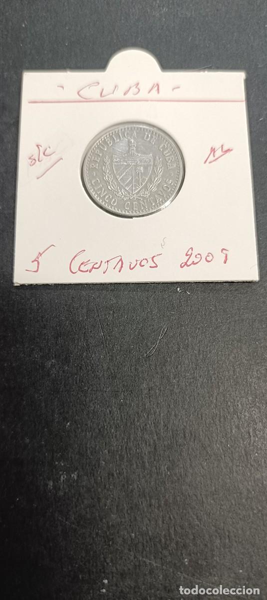 Monedas antiguas de Am&eacute;rica: CUBA 5 CENTAVOS 2009 S/C KM=34 (LUMINIO)