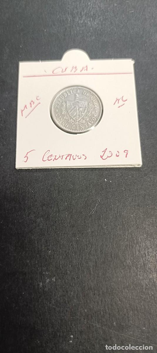 Monedas antiguas de Am&eacute;rica: CUBA 5 CENTAVOS 2009 MBC KM=34 (LUMINIO)