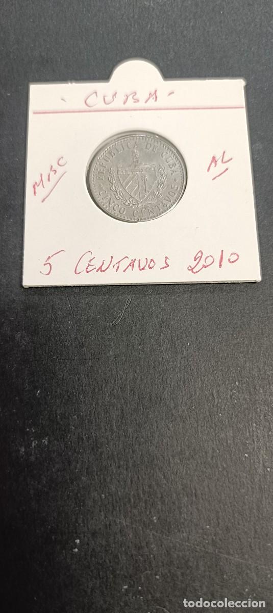 Monedas antiguas de Am&eacute;rica: CUBA 5 CENTAVOS 2010 MBC KM=34 (LUMINIO)