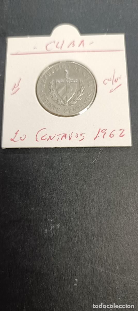 Monedas antiguas de Am&eacute;rica: CUBA 20 CENTAVOS 1962 KM=31 (CUPRONIQUEL)