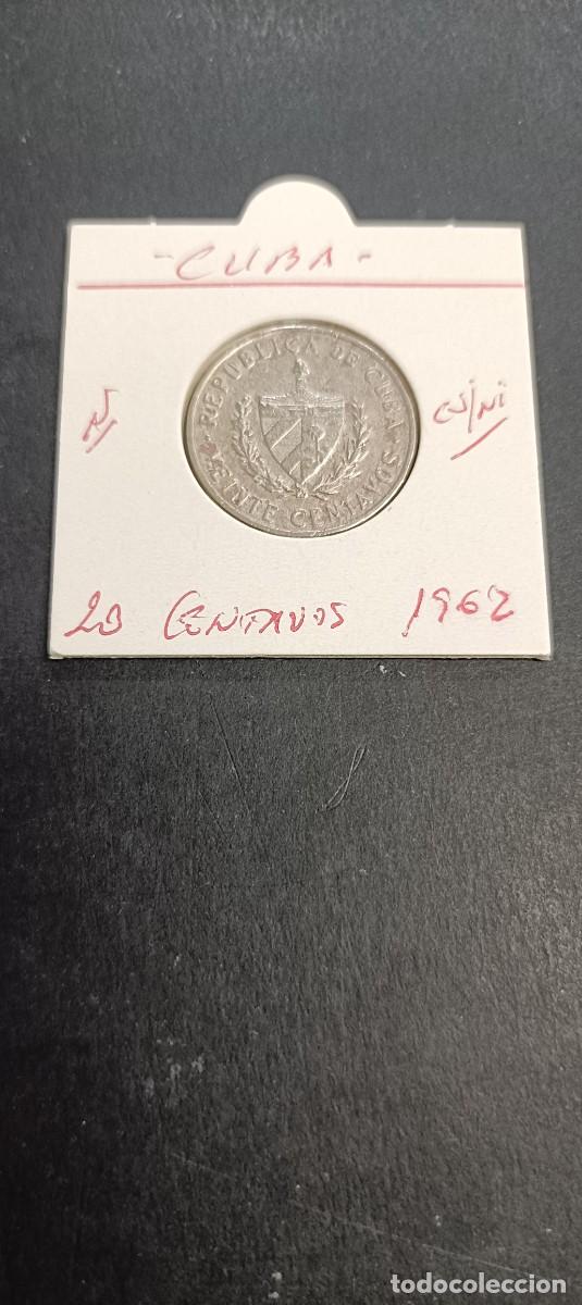 Monedas antiguas de Am&eacute;rica: CUBA 20 CENTAVOS 1962 KM=31 (CUPRONIQUEL)