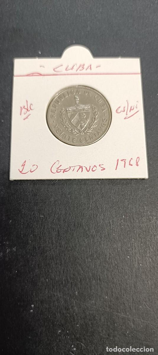 Monedas antiguas de Am&eacute;rica: CUBA 20 CENTAVOS 1968 KM=31 (CUPRONIQUEL)