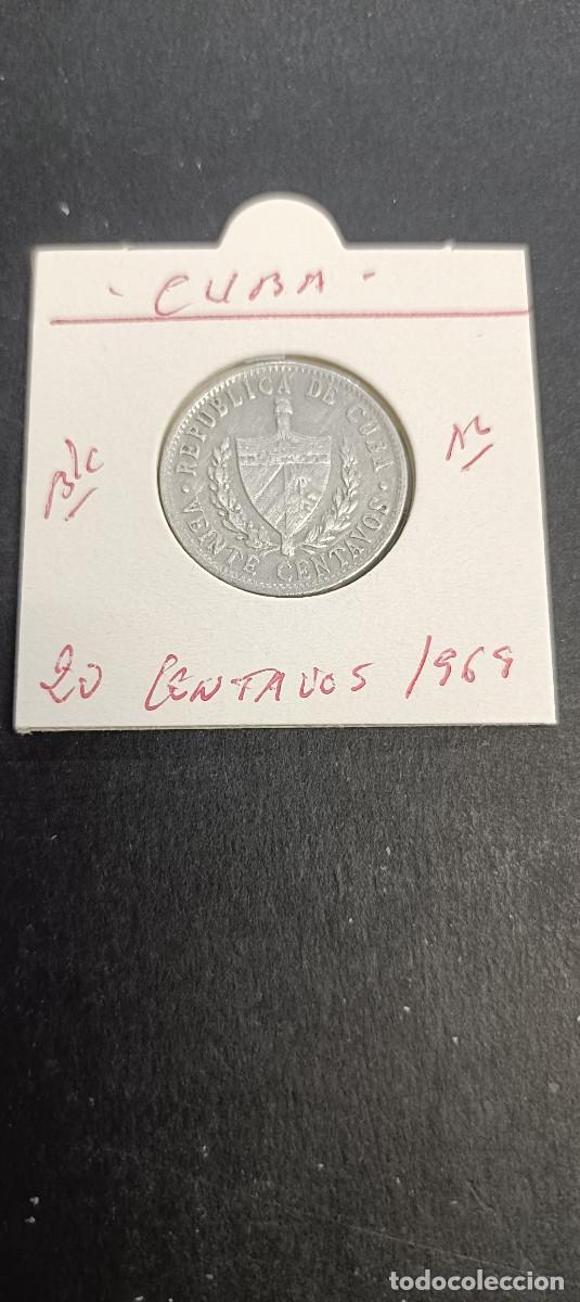 Monedas antiguas de Am&eacute;rica: CUBA 20 CENTAVOS 1969 KM=35.1 (ALUMINIO)