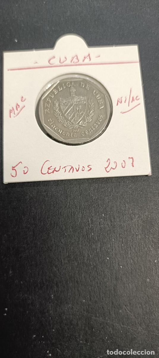 Monedas antiguas de Am&eacute;rica: CUBA 50 CENTAVOS 2007 MBC KM=578.2 (NIQUEL-ACERO)CATEDRAL DE LA HABANA