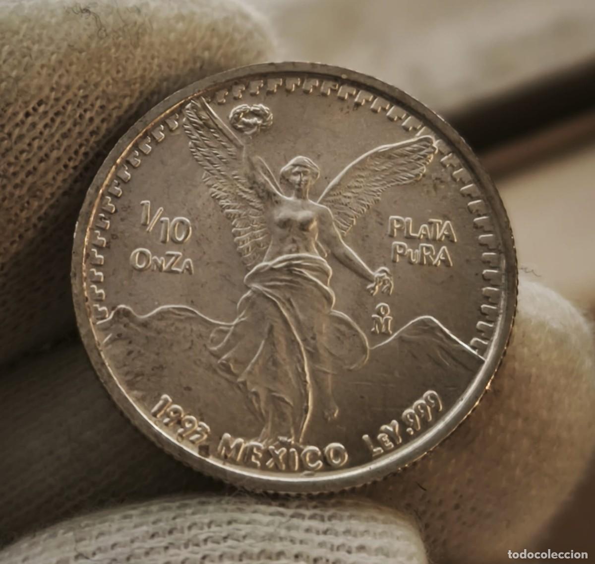 Monedas antiguas de Am&eacute;rica: M&eacute;xico 1/20 Onza &rdquo;Libertad&rdquo; 1993 Km 542 Plata Pura