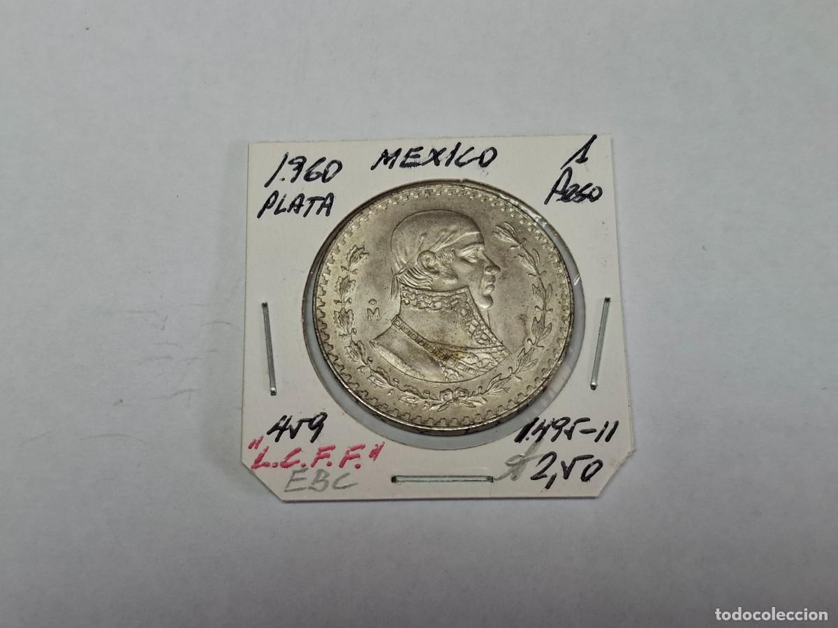 Monedas antiguas de Am&eacute;rica: 1 PESO de Plata de 1960 KM 459 MEXICO en EBC