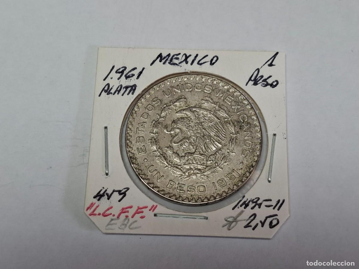 Monedas antiguas de Am&eacute;rica: 1 PESO de Plata de 1961 KM 459 MEXICO en EBC