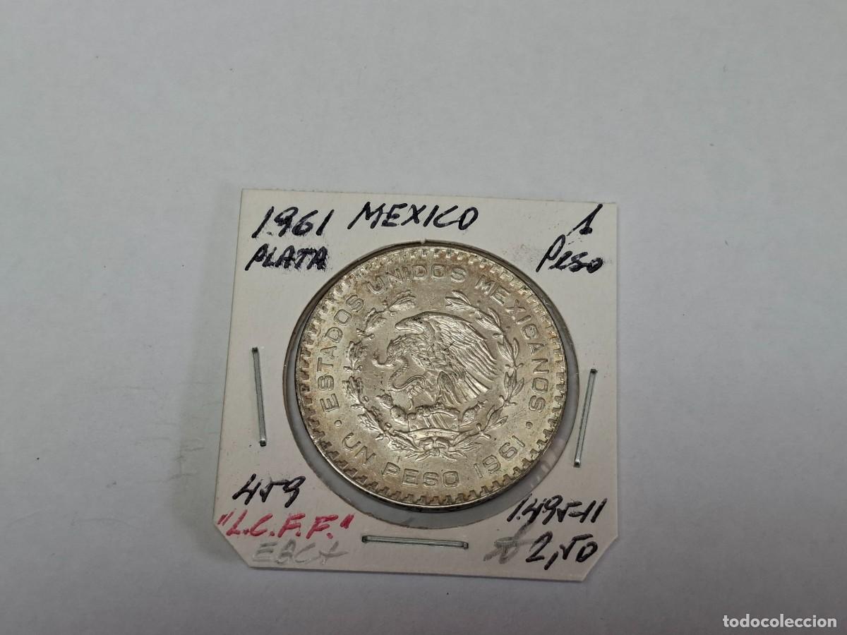 Monedas antiguas de Am&eacute;rica: 1 PESO de Plata de 1961 KM 459 MEXICO en EBC+