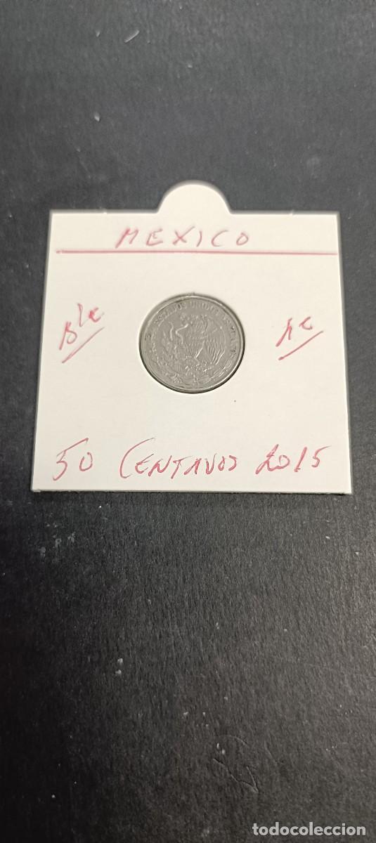 Monedas antiguas de Am&eacute;rica: MEXICO 50 CENTAVOS 2015 BC KM=936 (ACERO)