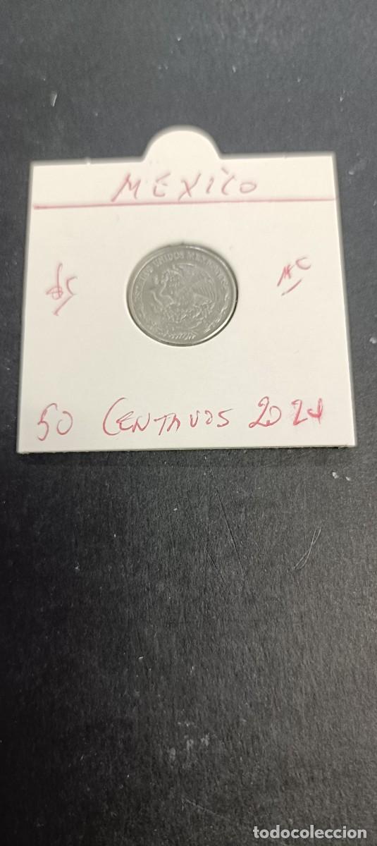 Monedas antiguas de Am&eacute;rica: MEXICO 50 CENTAVOS 2024 S/C KM=936 (ACERO)