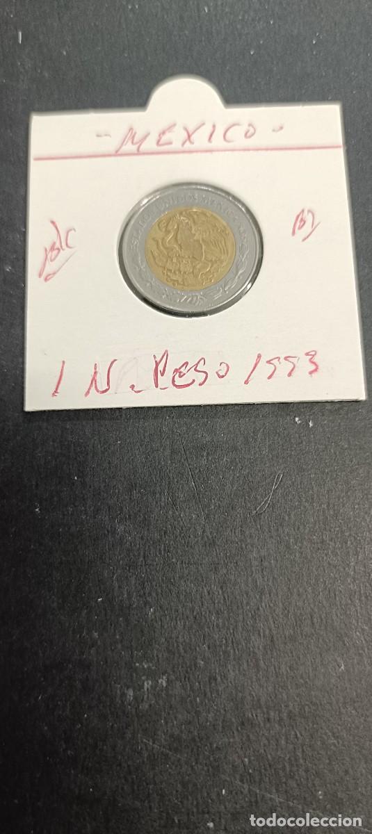Monedas antiguas de Am&eacute;rica: MEXICO 1 NUEVO PESO 1993 BC KM=550 (BIMETALICA)