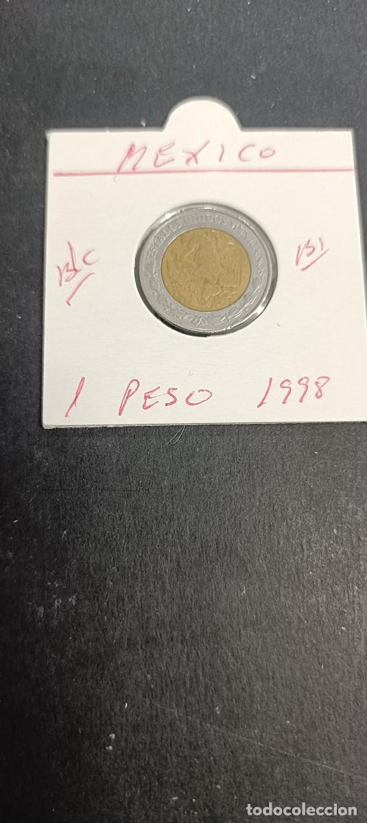 Monedas antiguas de Am&eacute;rica: MEXICO 1 PESO 1998 BC KM=603 (BIMETALICA)