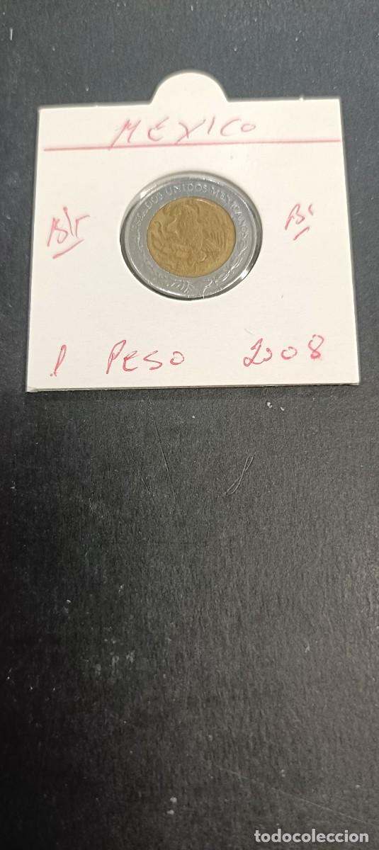 Monedas antiguas de Am&eacute;rica: MEXICO 1 PESO 2008 BC KM=603 (BIMETALICA)