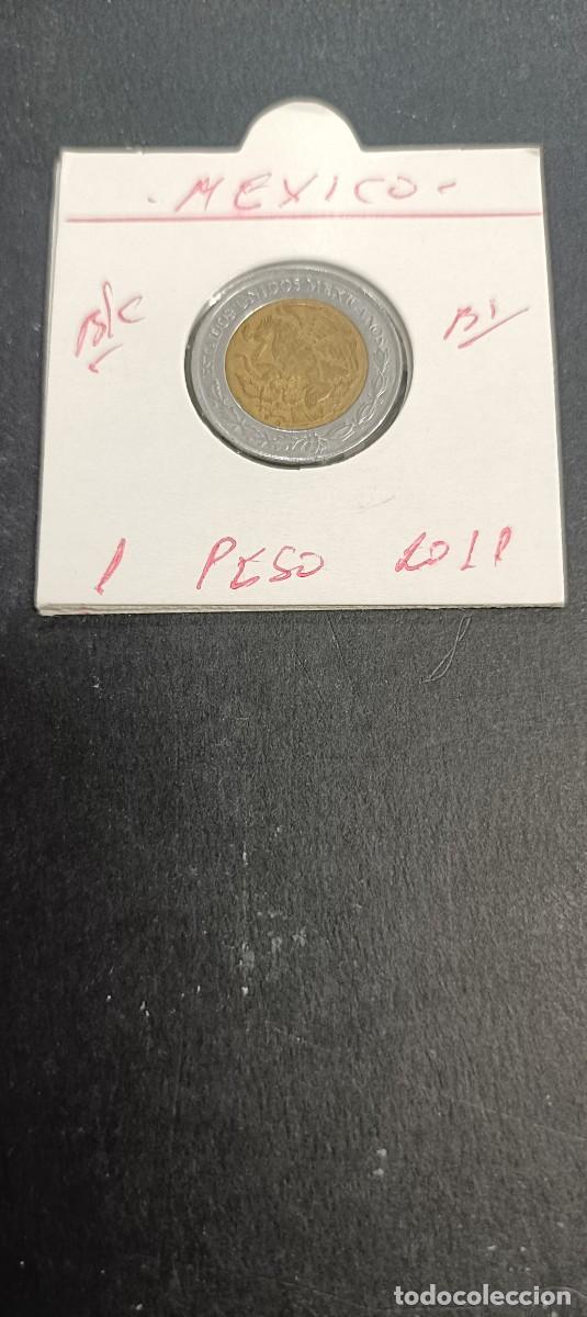 Monedas antiguas de Am&eacute;rica: MEXICO 1 PESO 2011 BC KM=603 (BIMETALICA)