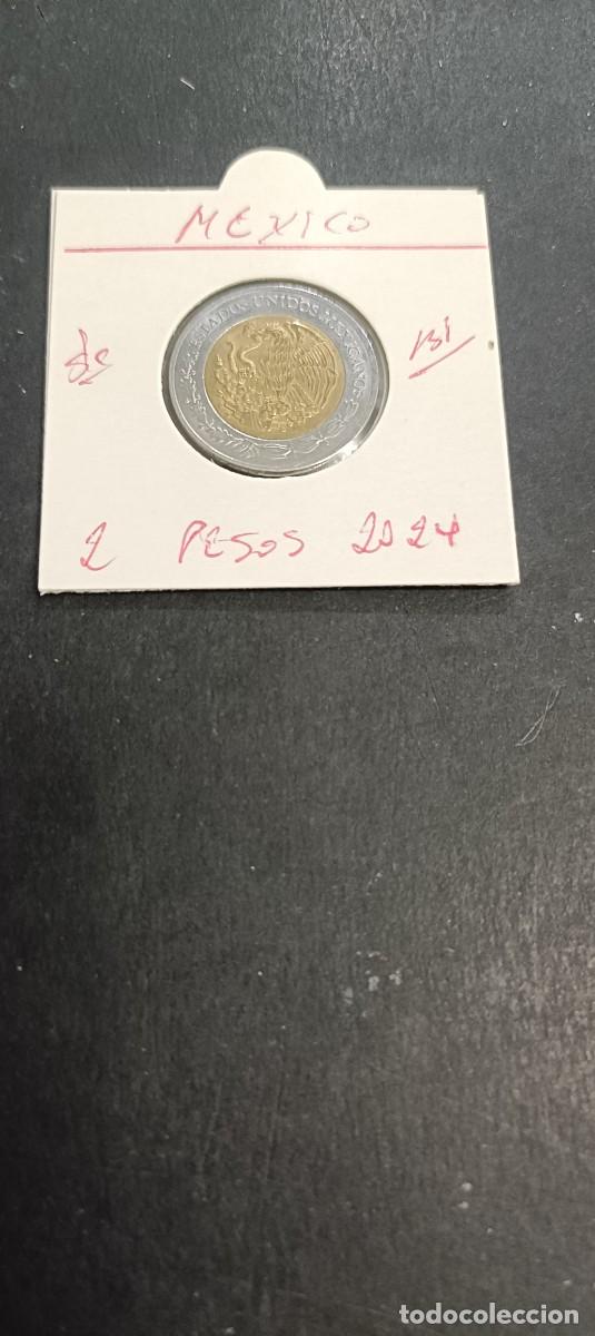 Monedas antiguas de Am&eacute;rica: MEXICO 2 PESOS 2024 S/C KM=604 (BIMETALICA)