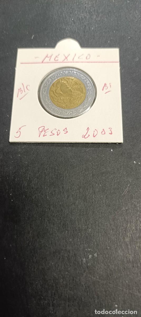 Monedas antiguas de Am&eacute;rica: MEXICO 5 PESOS 2003 BC KM=605 (BIMETALICA)