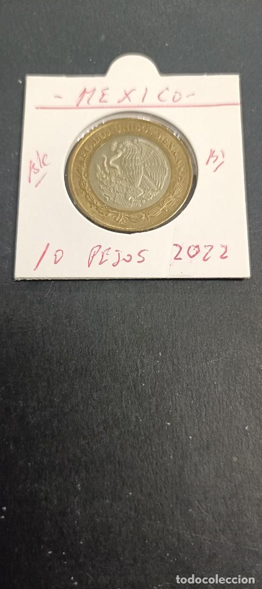 Monedas antiguas de Am&eacute;rica: MEXICO 10 PESOS 2022 BC KM=616 (BIMETALICA)