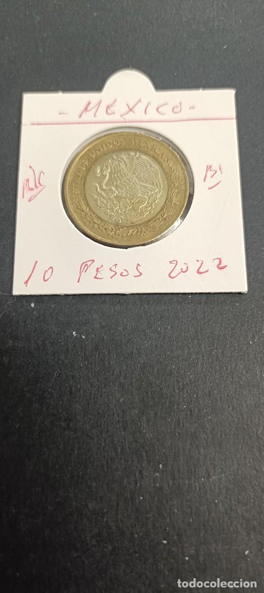 Monedas antiguas de Am&eacute;rica: MEXICO 10 PESOS 2022 BC KM=616 (BIMETALICA)