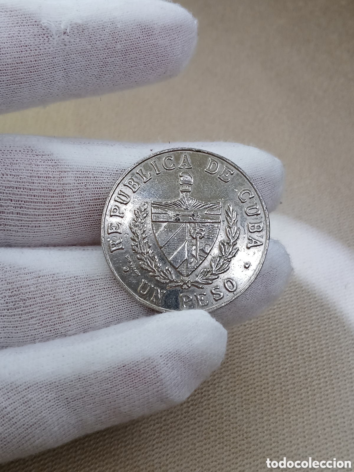 Monedas antiguas de Am&eacute;rica: L158.Cuba ..Reproducci&oacute;n de q peso Cuba 1933