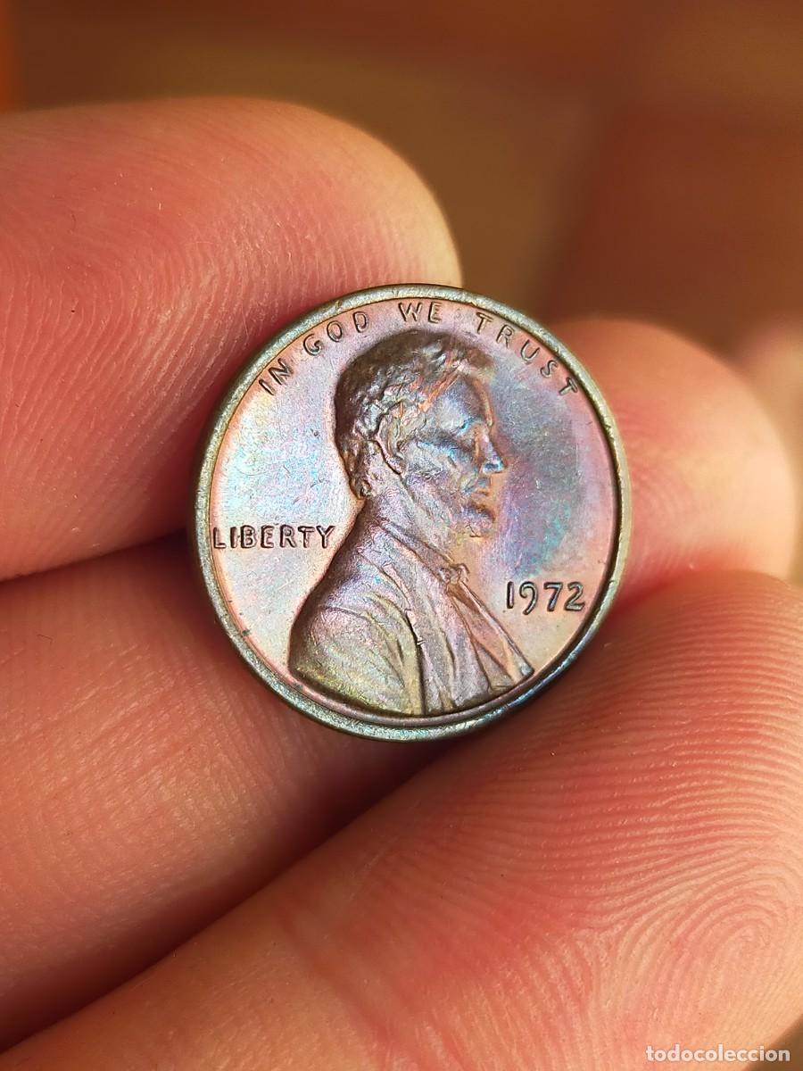 Monedas antiguas de Am&eacute;rica: MONEDA DE 1 UN CENTAVO CENT 1972 USA ESTADOS UNIDOS AMERICA USA MUY BUENA CONSERVACION