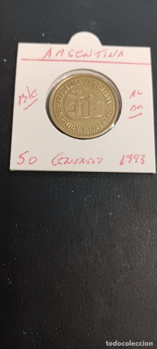 Monedas antiguas de Am&eacute;rica: ARGENTINA 50 CENTAVOS 1993 BC KM=11.2 (ALUMINIO-BRONCE)