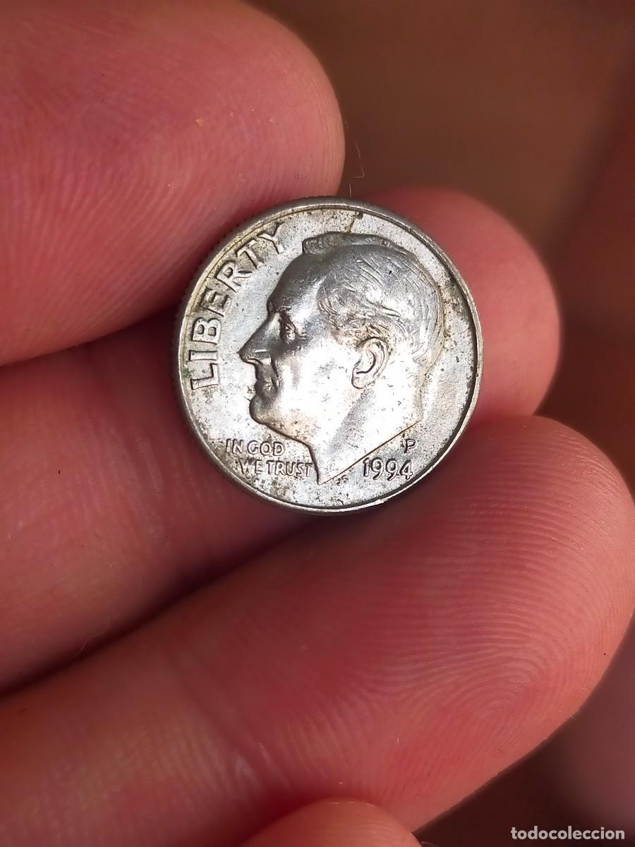 Monedas antiguas de Am&eacute;rica: MONEDA DE 10 DIEZ DIME CENTAVOS CENTS 1994 P USA ESTADOS UNIDOS AMERICA BUENA CONSERVACION