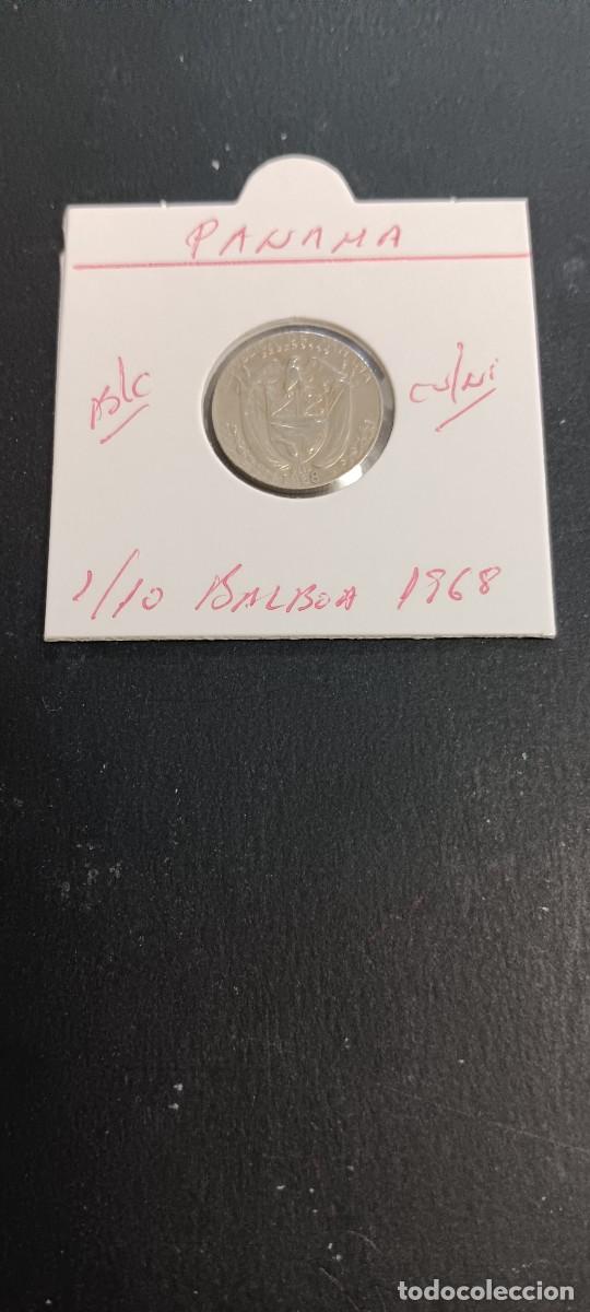 Monedas antiguas de Am&eacute;rica: PANAMA 1/10 BALBOA 1968 BC KM=10 (CUPRONIQUEL)