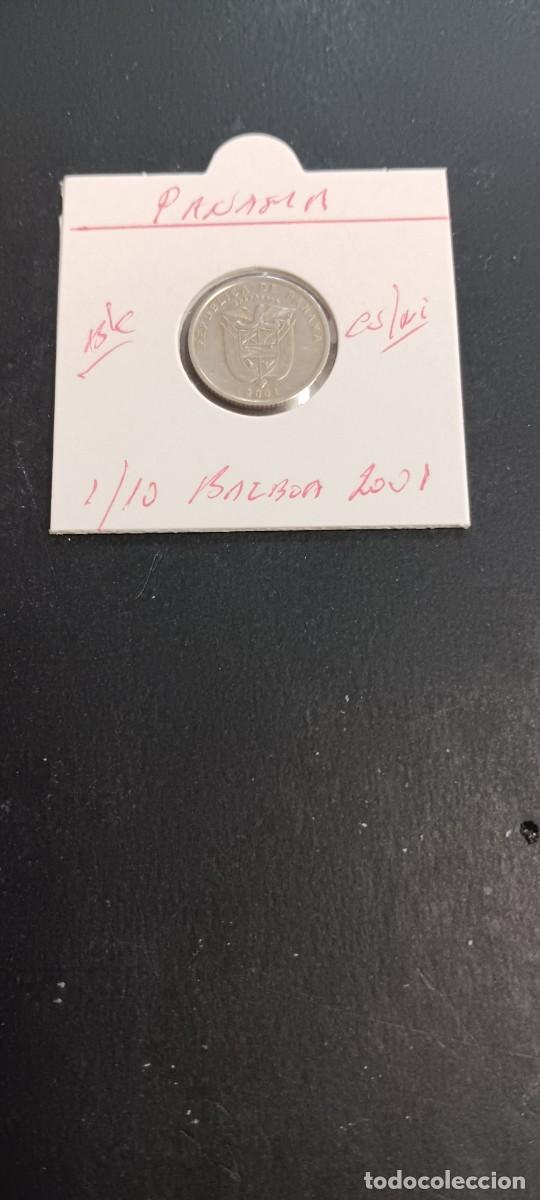 Monedas antiguas de Am&eacute;rica: PANAMA 1/10 BALBOA 2001 BC KM=127 (CUPRONIQUEL)