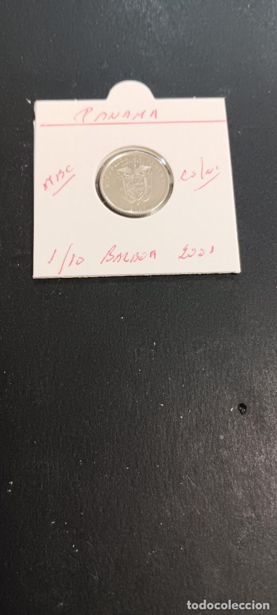 Monedas antiguas de Am&eacute;rica: PANAMA 1/10 BALBOA 2001 MBC KM=127 (CUPRONIQUEL)