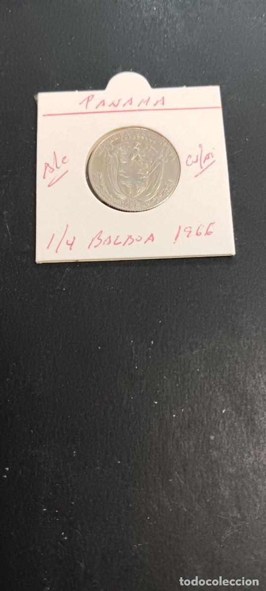 Monedas antiguas de Am&eacute;rica: PANAMA 1/4 BALBOA 1966 BC KM=11.2a (CUPRONIQUEL)