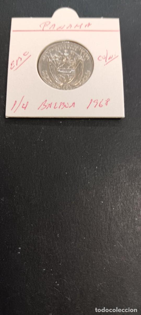 Monedas antiguas de Am&eacute;rica: PANAMA 1/4 BALBOA 1966 MBC KM=11.2a (CUPRONIQUEL)