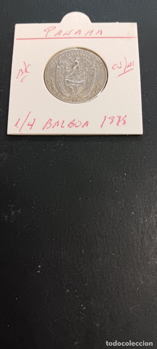 Monedas antiguas de Am&eacute;rica: PANAMA 1/4 BALBOA 1975 BC KM=11.2a (CUPRONIQUEL)